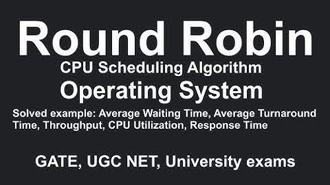 Round Robin CPU Scheduling Algorithm (Hindi) Operating System | Jayesh Umre