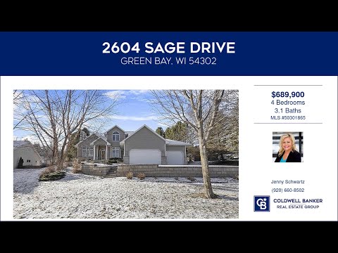 2604 SAGE Drive, Green Bay, WI home video tour