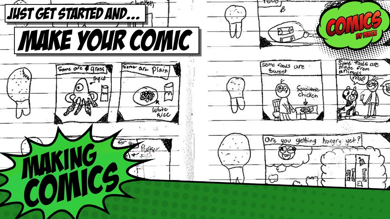 Just get started and make your comic! - YouTube