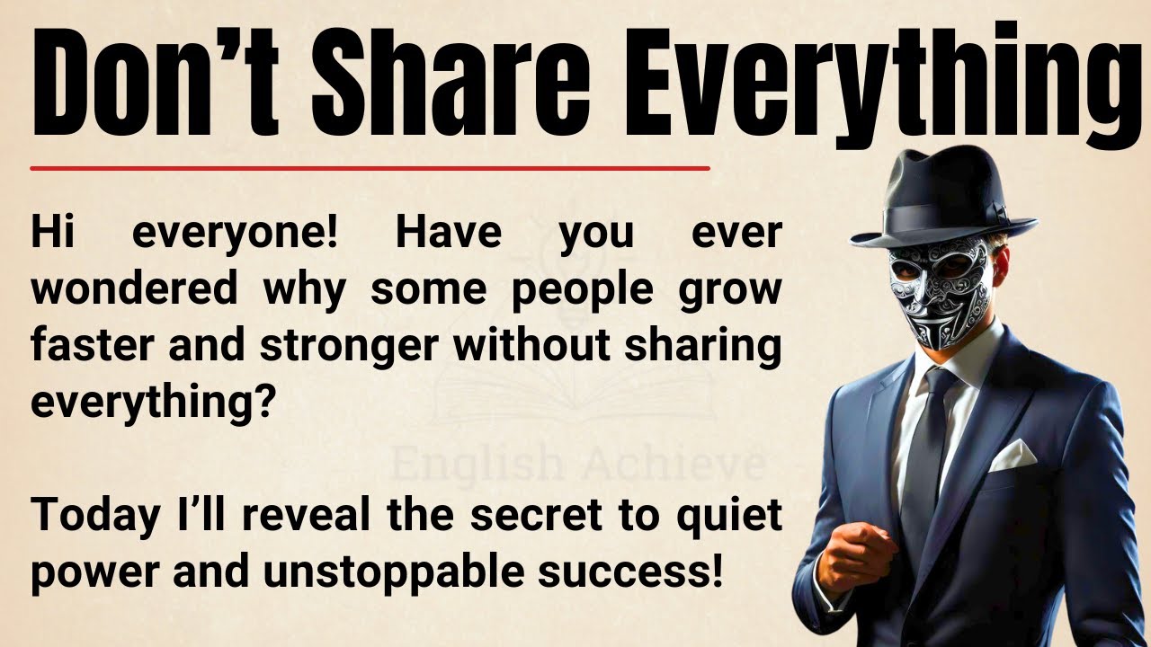 Don’t Share Everything ❌ || How Staying Quiet Can Make You Stronger, Confident & Unstoppable ✅