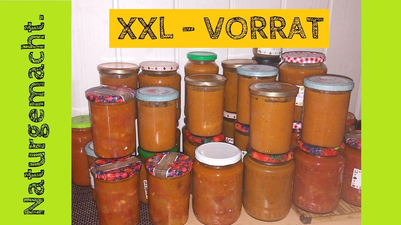 XXL - VORRAT! Tomatensoße einkochen und haltbar machen