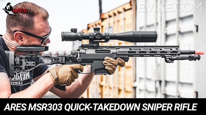 ARES MSR303 Quick-Takedown Airsoft Sniper Rifle - Snap Shot