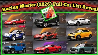 Racing Master (2026) Full Car List Reveal screenshot 5