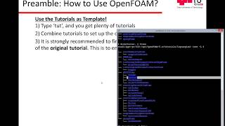 Tutorial for OpenFOAM: "Usage of OpenFOAM" (Session B.1)