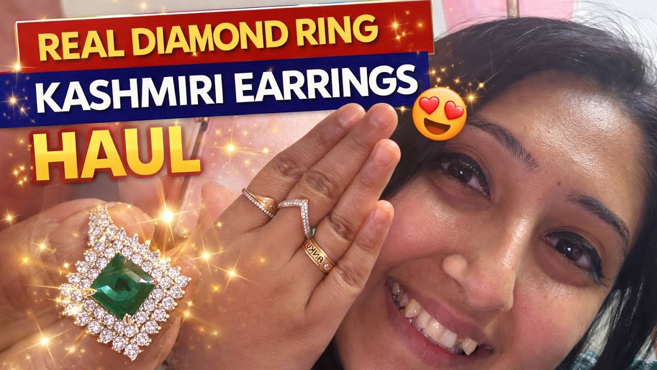 INSANE INDIA HAUL! Kashmiri Earrings, Haram Necklace & My Mother-in-Law’s GOLD GIFTS! 🤯✨