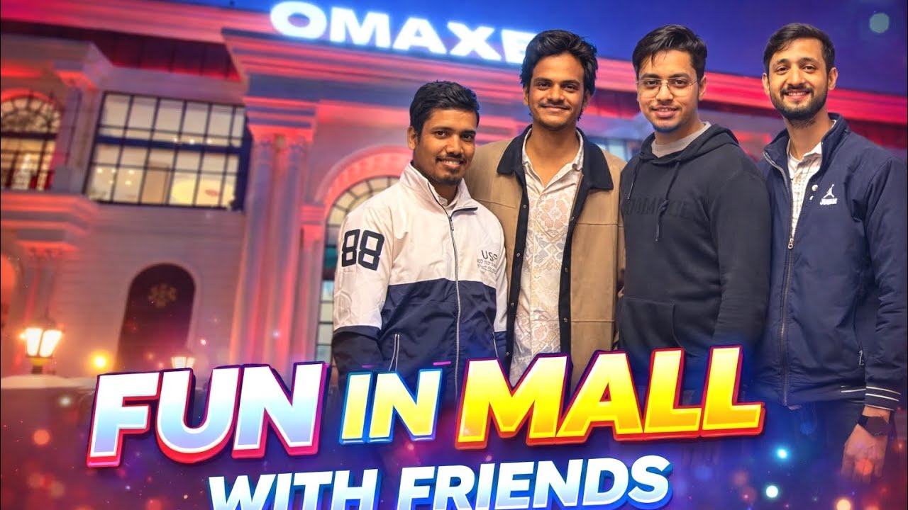 Omaxe mall me masti dosto ke sath 😂😁|| Anees_vlogs04 || subscribe krte raho sb👍