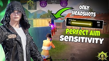 Best TPP AIM Sensitivity for Headshots🔥BGMI/PUBGmobile 4.1 update✔️