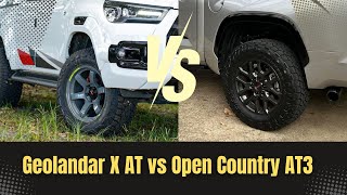 Yokohama Geolandar X-AT vs Toyo Open Country AT3