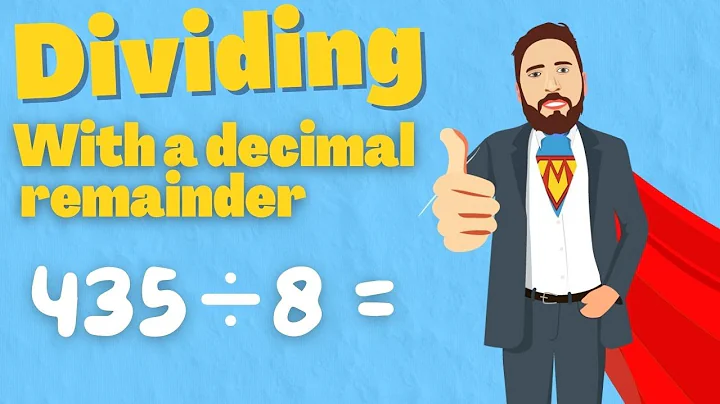 How to do: Short Division With A Decimal Remainder