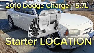 2010 Dodge Charger 5.7L starter LOCATION Dodge Charger Starter Location