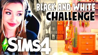Black and White BUILD CHALLENGE in The Sims 4