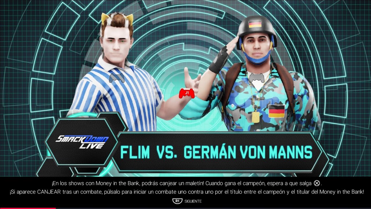 WWE 2k19 Flim vs German Von Manns 