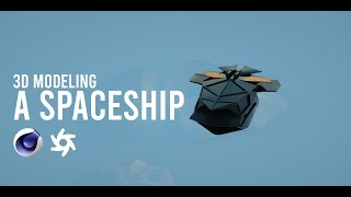 3D Modeling a Spaceship in Cinema4D | Octane | #MAXON #CINEMA4D #SPEEDART