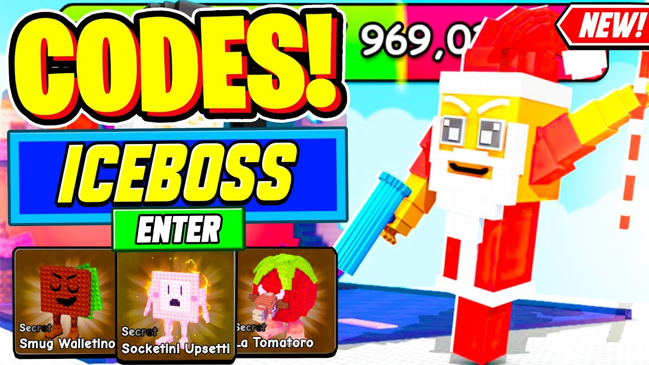 ⚠️New⚠️ ALL WORKING ICE BOSS UPDATE CODES For Plants Vs Brainrots ...