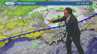 New Orleans Weather: Near-record heat, cold front arrives Friday