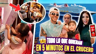 Comprando todo lo que KIMA y JUANITO tocan en el CRUCERO DE DISNEY   Jukilop | Kimberly Loaiza