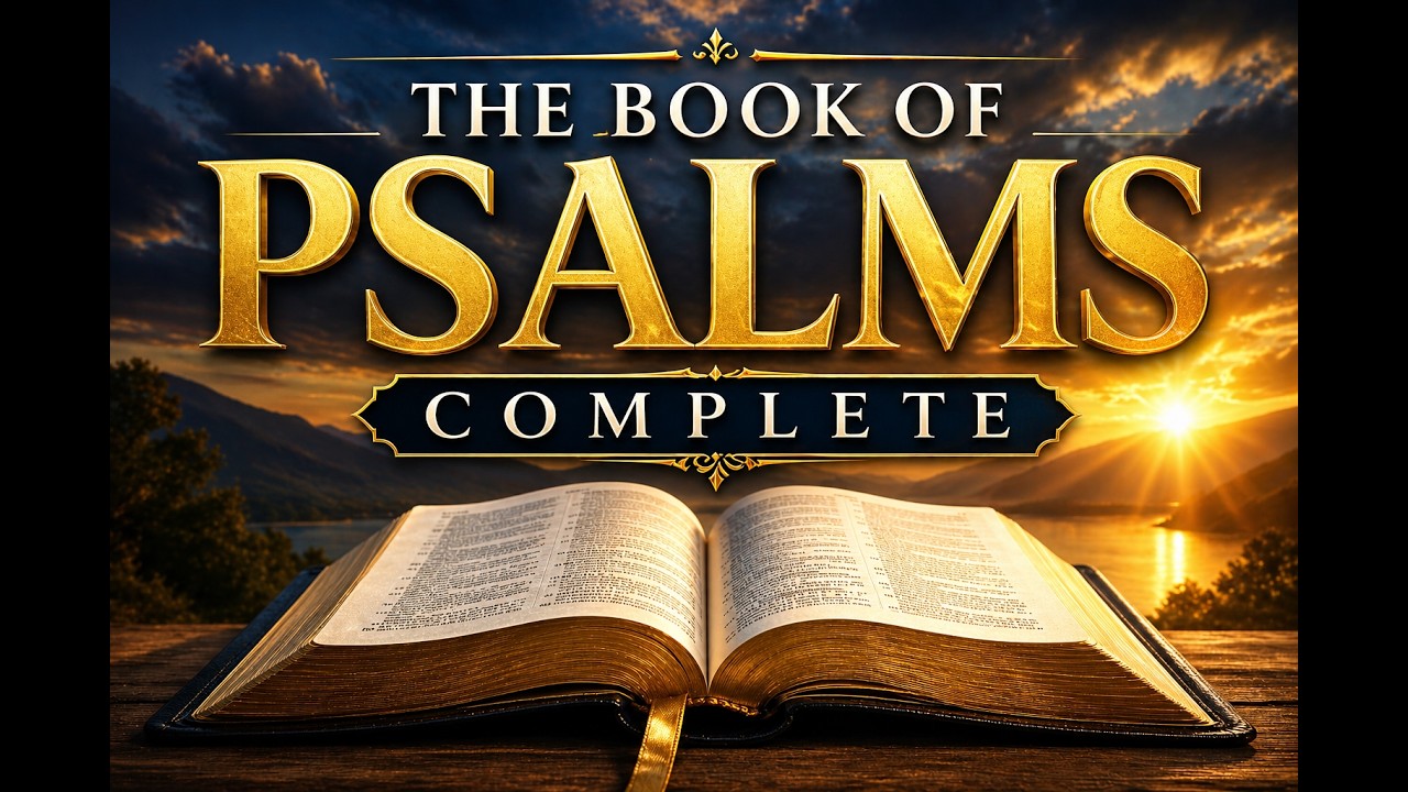 The Book of Psalms (Full) - KJV Bible Narration with Text | 150 Psalms ...
