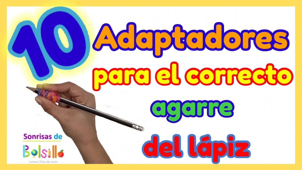 Adaptadores para el correcto agarre del lápiz
