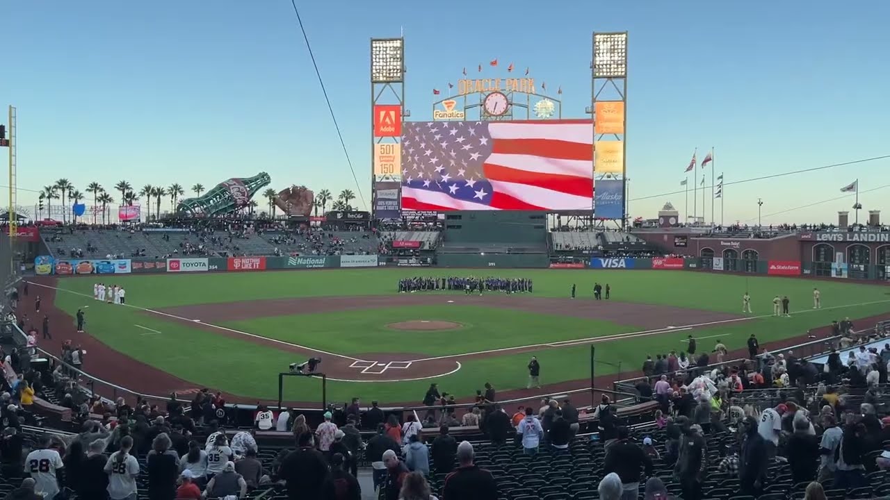 MVMS Sings National Anthem at SF Giants’ Oracle Park on Tuesday, September 26, 2023