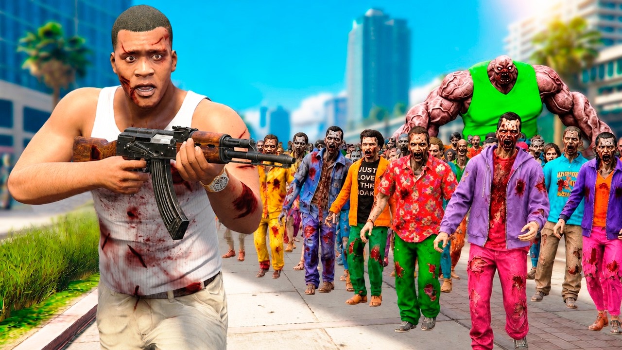 Pasé 100 Días en un APOCALIPSIS ZOMBIE en GTA 5