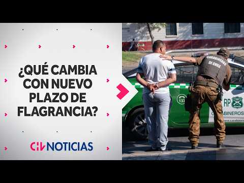 FROM 12 TO 24 HOURS: What changes with the new flagrancy period? - CHV Noticias