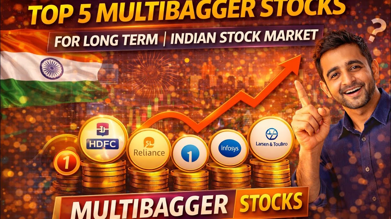 Top 5 Multibagger Stocks in India 2026 💰 | Long Term Investment Stocks ...