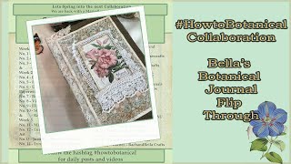 Bella's Botanical Journal Flip Through for the #howtobotanical collaboration