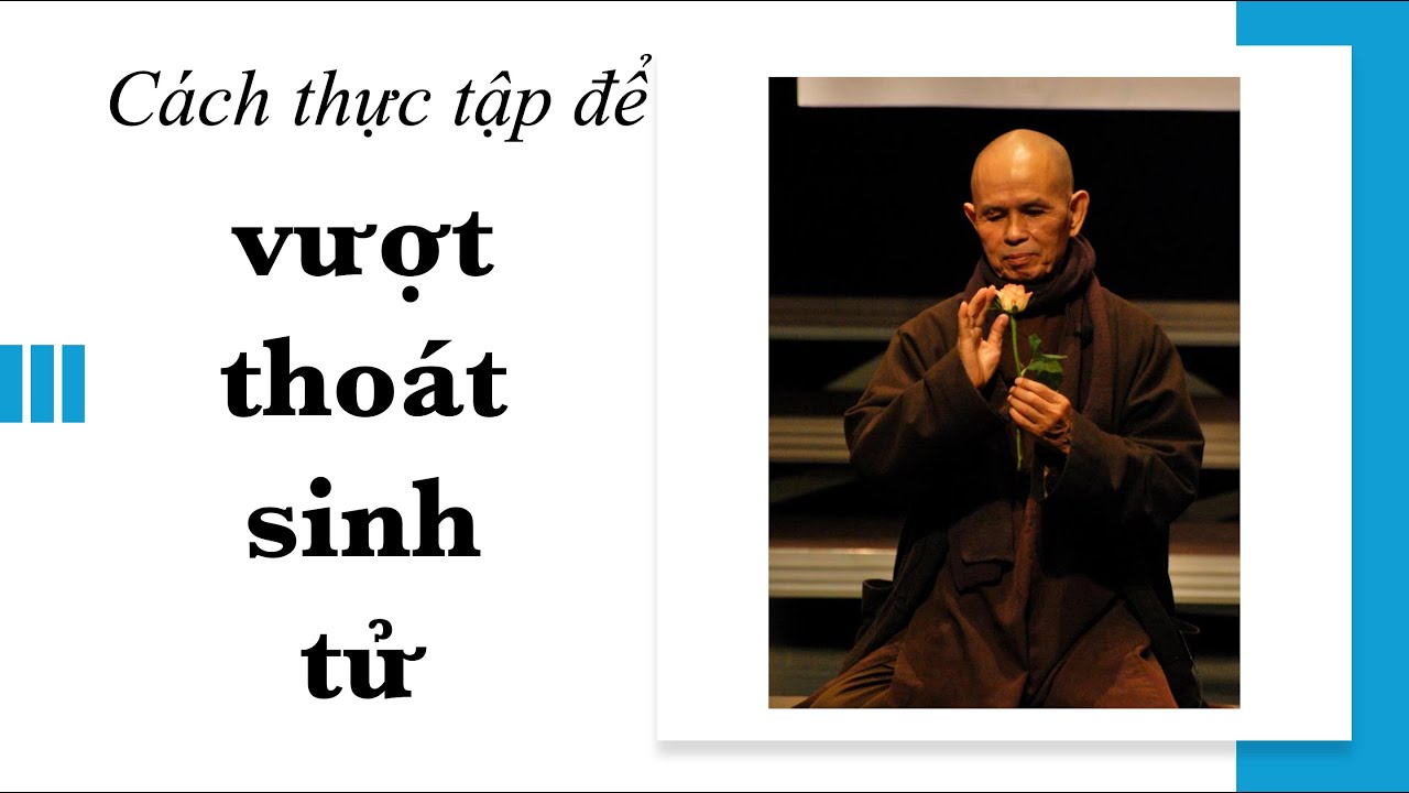 Để vượt thoát sinh tử - Trích pháp thoại Sư Ông Làng Mai 14/12/1995