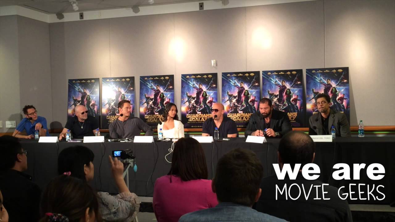 GUARDIANS OF THE GALAXY Press Conference