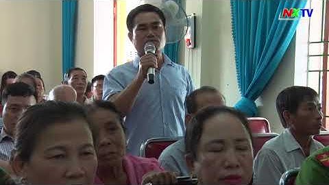 Đoàn ĐBQH Hà Tĩnh tiếp xúc cử tri tại huyện Nghi Xuân