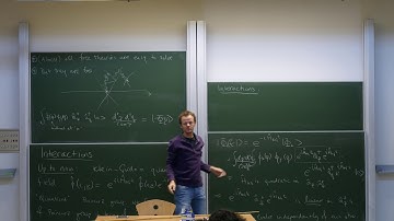 Quantum field theory, Lecture 8