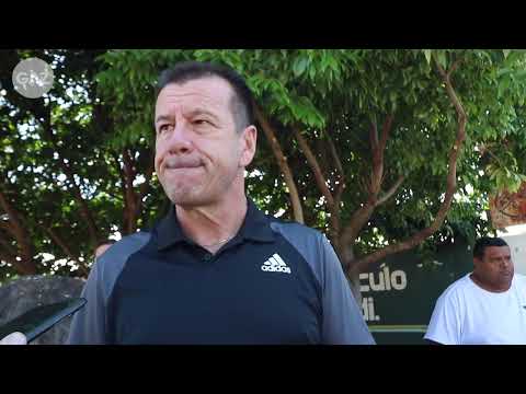 Dunga: capitão do tetra visita o Centro-Serra e concede entrevista à Gazeta