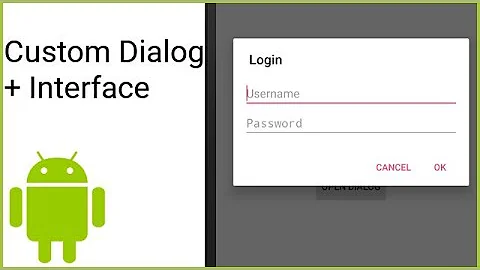 Custom Dialog + Sending Information to Activity - Android Studio Tutorial