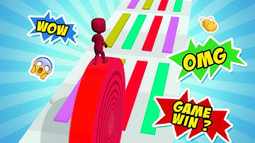 MAX Levels in LAYERS ROLL 🌈 Gameplay Android, iOS