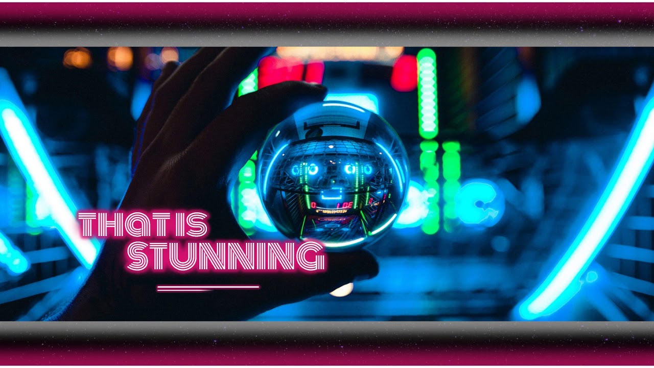 Neon Frame - Facebook Cover Template