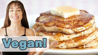 The BEST Vegan Fluffy Pancakes |  Merle Shane O'Neal