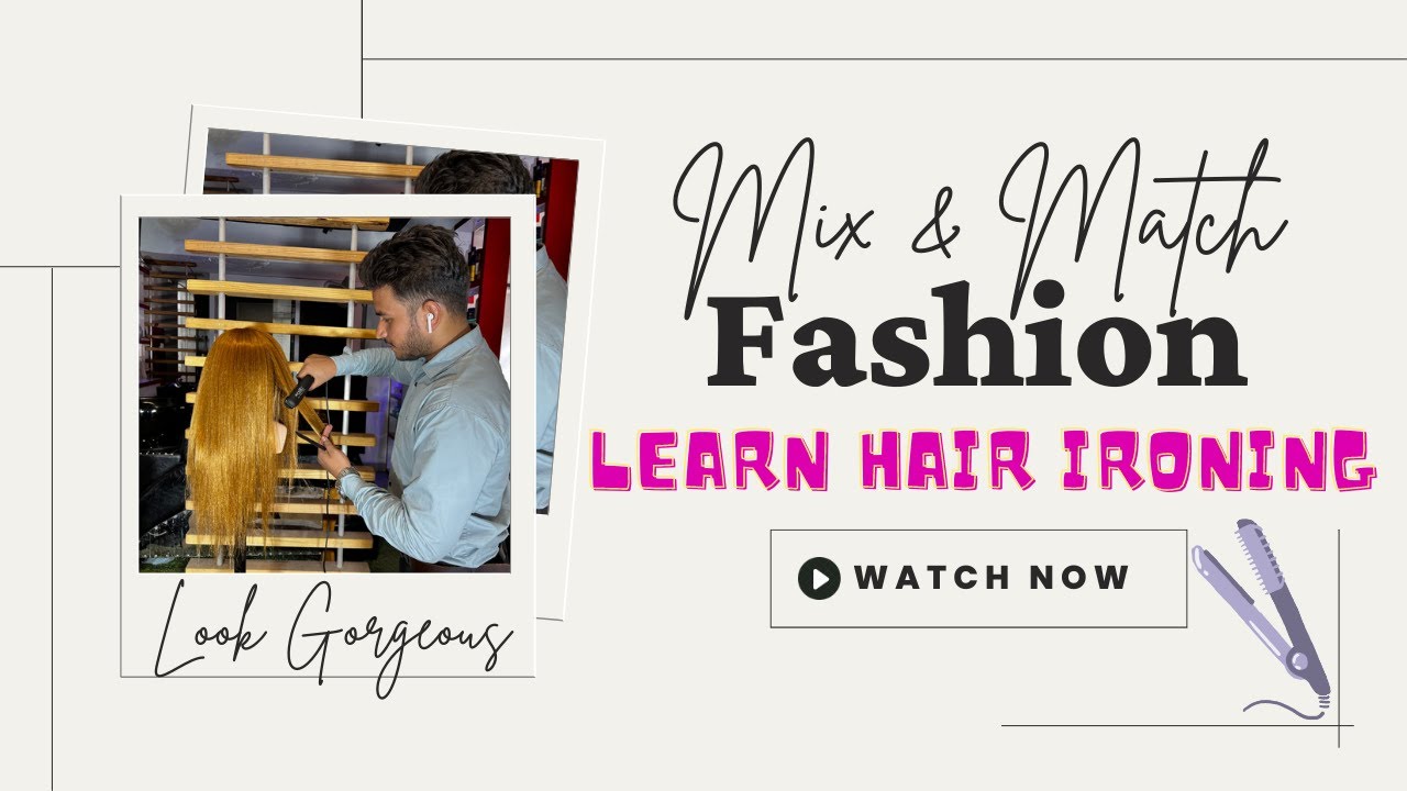 HOW TO DO HAIR IRNING Hair ironing kaise karte hain बालो को Straight
