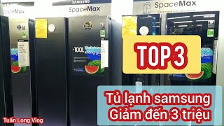 Top 3 Tủ lạnh Samsung Side by side Giảm đến 3 Triệu đồng. Mua ngay tại Eco-mart.vn