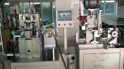 HY-101N-C Auto nylon zipper gapping with bottom stop machine