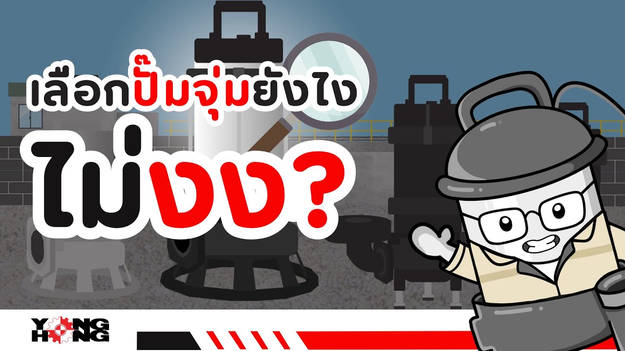 ปั๊มจุ่ม เลือกแบบไหนดี?