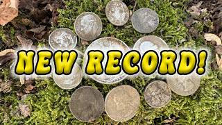 New Jersey Woods Give Up The Goods! 37 Pieces Of Silver Found In One Afternoon! ( Metal Detecting )