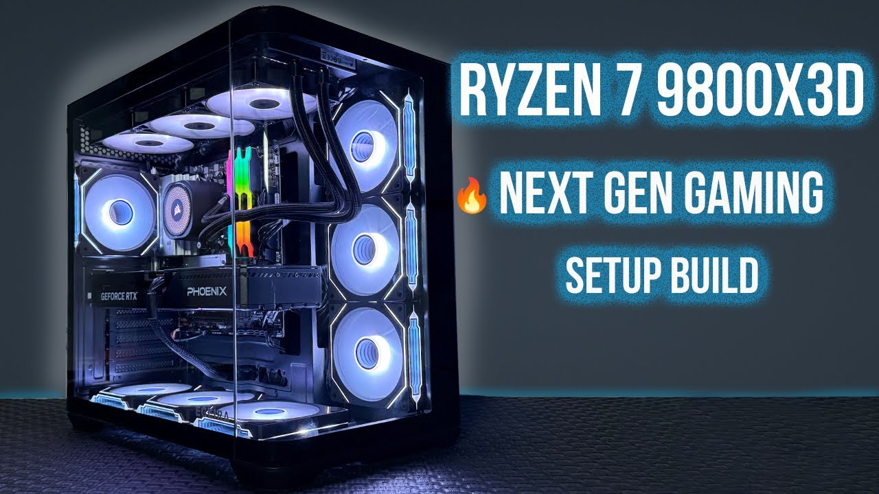 Insane Gaming PC Build 2025 | Ryzen 9800X3D + RTX 5070 Ti - YouTube