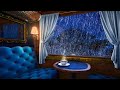 Train & Rain Sounds on Relaxing Railways! | Rainstorm Sounds for Sleeping!
