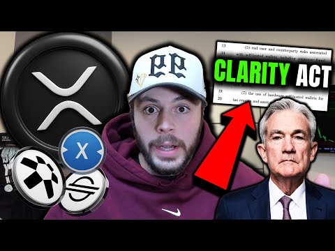This Is Bullish For Xrp + Hbar! Important Crypto Market Update! (clarity Act)