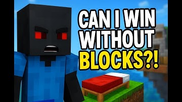 Minecraft Bedwars But I Can’t Place Blocks! 🛏️