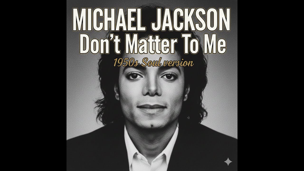 MICHAEL JACKSON Don't Matter To Me  (1950s Soul Reimagined Version)