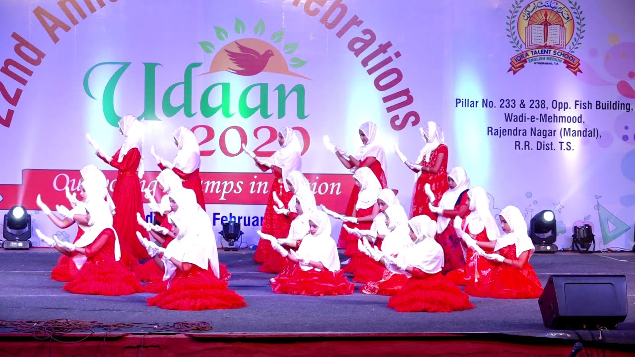 Allah hi Allah kiya karo 1 - Udaan 2020 - 22nd Annual Day Celebrations - Iqra Talent & High School