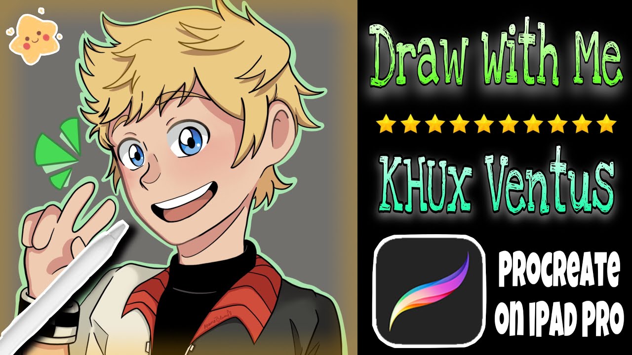 Let’s Draw Ventus from KINGDOM HEARTS UNION X (KHUX) | Procreate 🎨
