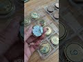 Elevator push button rose gold/gold