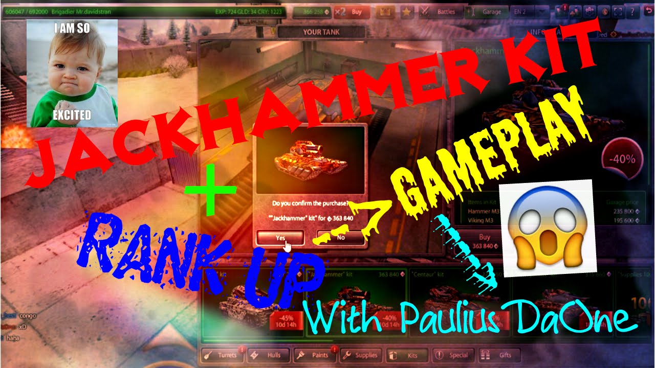 Lets Play #3 | Rank Up | Buying Jackhammar (363k)| With PauliusDaOne